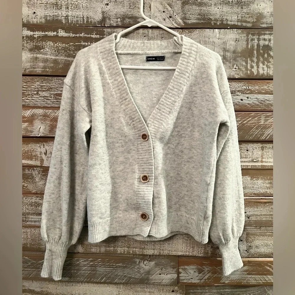 SHEIN women's long sleeved cardigan‎ sweater M